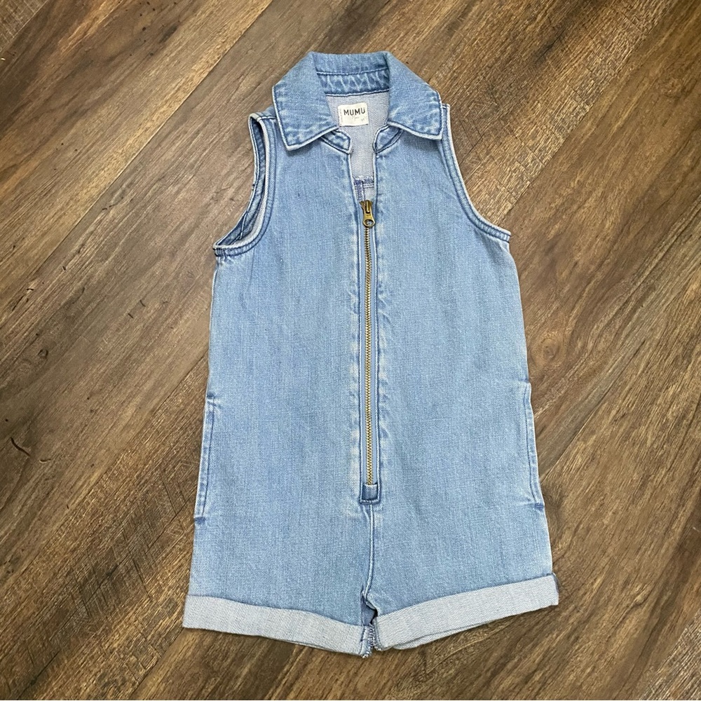 H&M Light Blue Denim Top